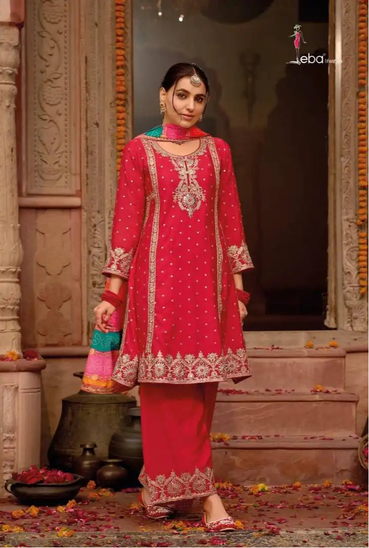 Eba Gajari Chinon Embroidered Salwar Kameez