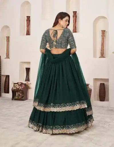 Zeel Anchal Georgette Designer Lehenga Choli Embroidery Work