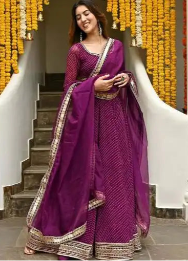 Zeel Vol 22 Redviolet Color Georgette Designer Lehenga Choli Party Wear Collection
