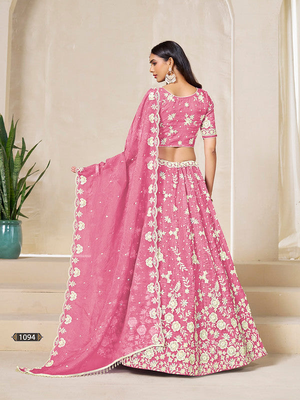 Mehvish Mehvish vol 19 Organza Silk 1094 Party Wear Lehenga Blouse Collection