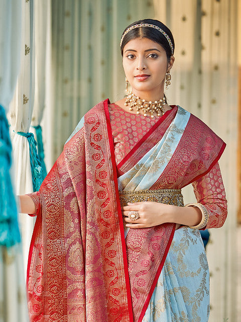 Astita Rajsundari Weaving Contrast Border 1003 Festive wear Saree