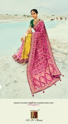 MN Shahi Poshak Vol 4 Moti Silk 80011 Reception Wear Saree 2025