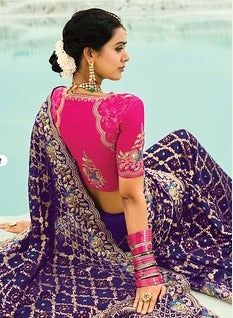MN Shahi Poshak Vol 4 Moti Silk 80012 Reception Wear Saree Collection