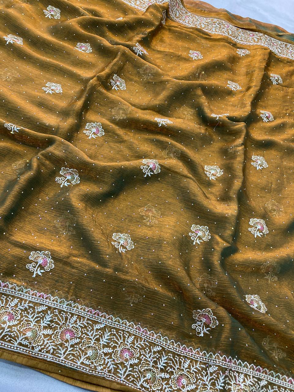 Kiara Hammers 2 Party Wear Soft Chiffon Silk Saree Collection