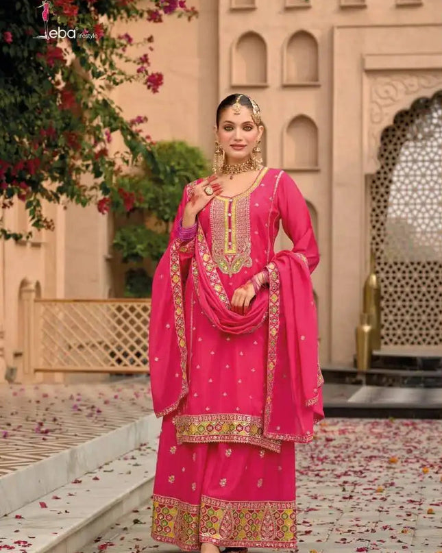 Eba Nimrat Series 1778 To 1780 Chinon Ready Made Suits Collection 2025
