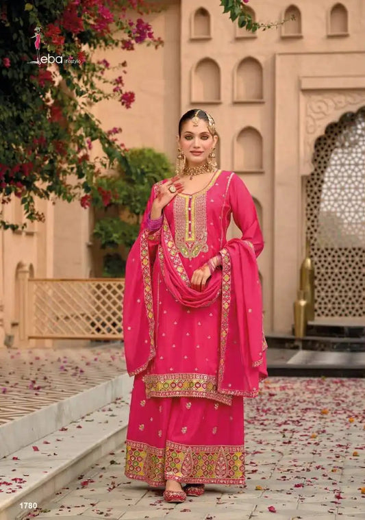 Eba Nimrat Series 1778 To 1780 Chinon Ready Made Suits Collection 2025