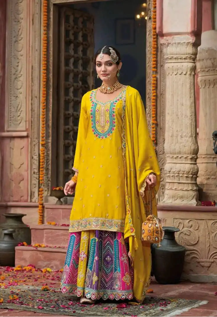 Eba Mohini Chinon Embroidered Ready Made Suits Collection 2025