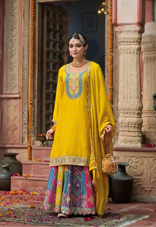 Eba Mohini Chinon Embroidered Ready Made Suits Collection 2025