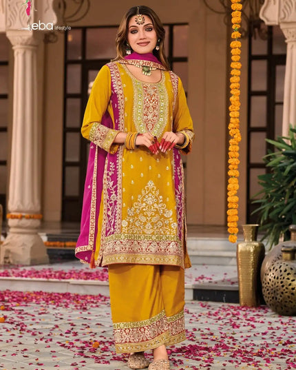 Eba Swara 2 Chinon Embroidered Salwar Kameez