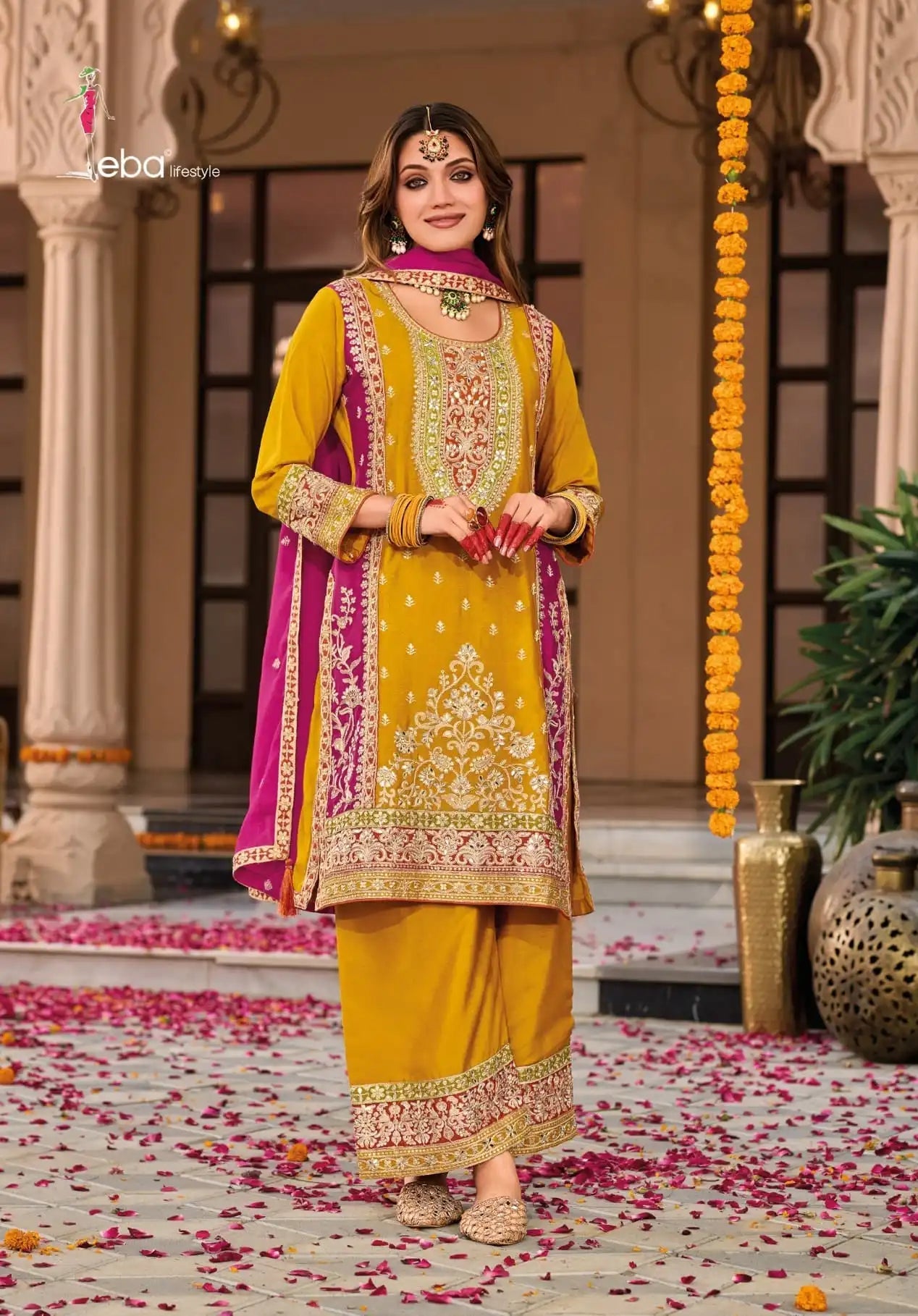 Eba Swara 2 Chinon Embroidered Salwar Kameez