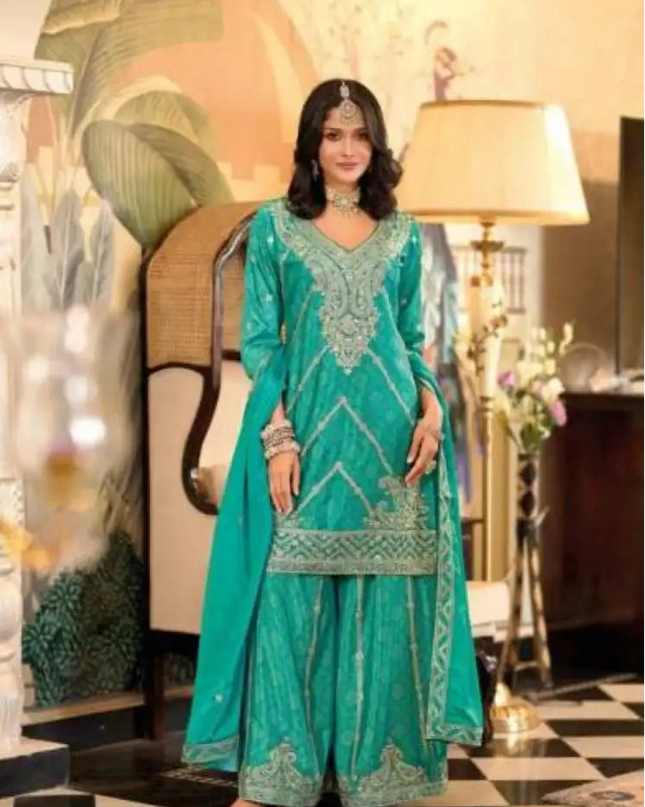 Eba Sangam Chinon Digital Printed Salwar Kameez Collection