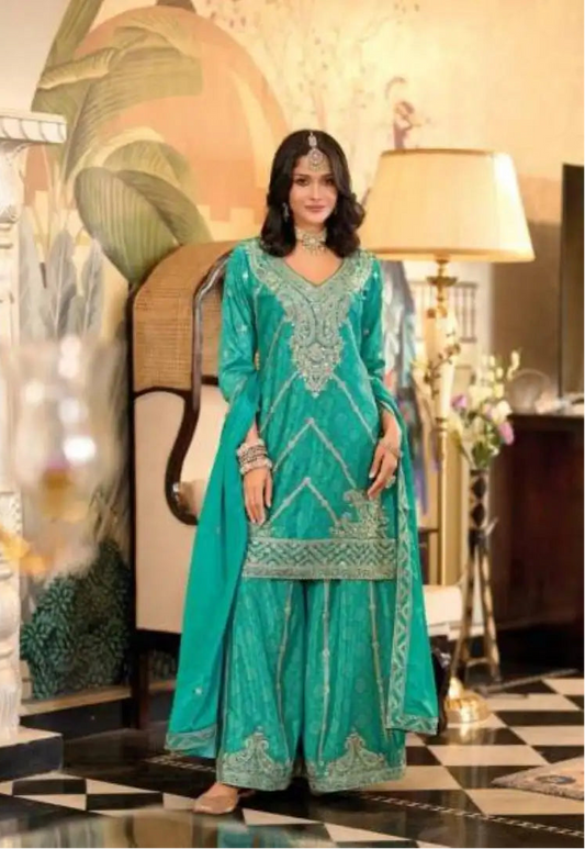 Eba Sangam Chinon Digital Printed Salwar Kameez Collection