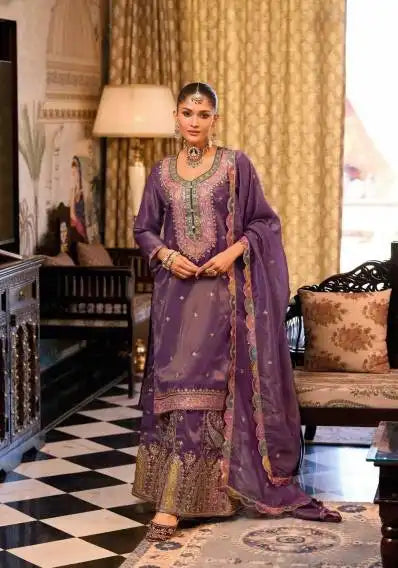 Eba Safroon Vol 3 Simar Embroidered Ready Made Suits Collection