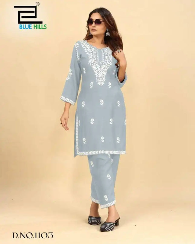 Blue Hills Wonder Vol 3 Rayon Kurti With Bottom Collection 2025