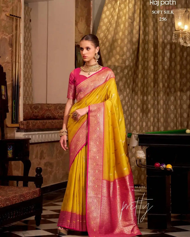 Rajpath Gatha Soft Silk Designer Wedding Wear Sari Collection 256