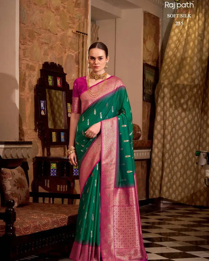 Rajpath Gatha Soft Silk Designer Wedding Wear Sari Collection 255