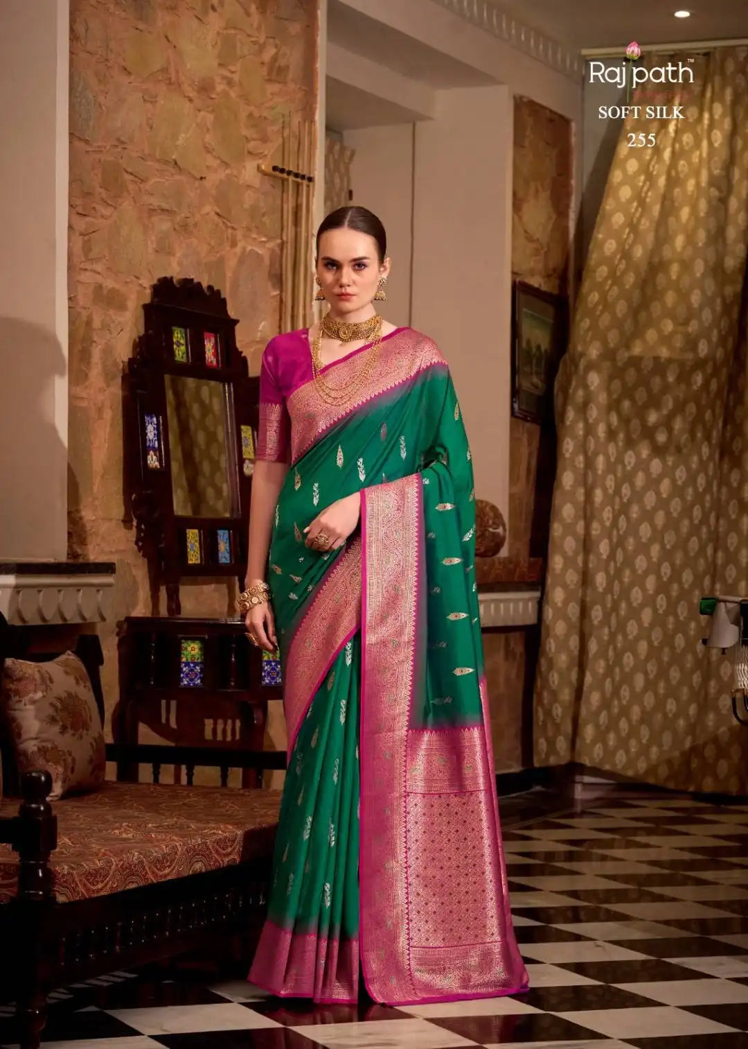 Rajpath Gatha Soft Silk Designer Wedding Wear Sari Collection 255