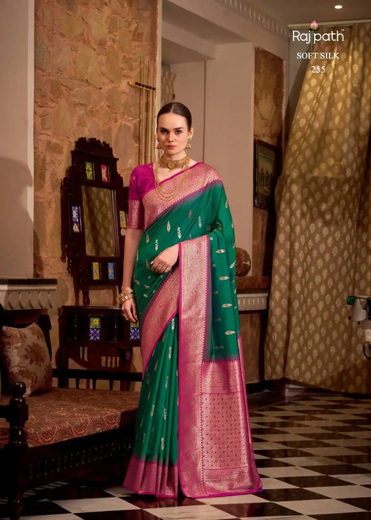 Rajpath Gatha Soft Silk Designer Wedding Wear Sari Collection 255