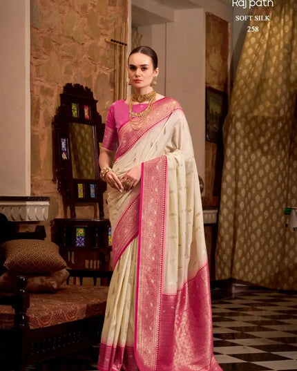 Rajpath Gatha Soft Silk Designer Wedding Wear Sari Collection 258