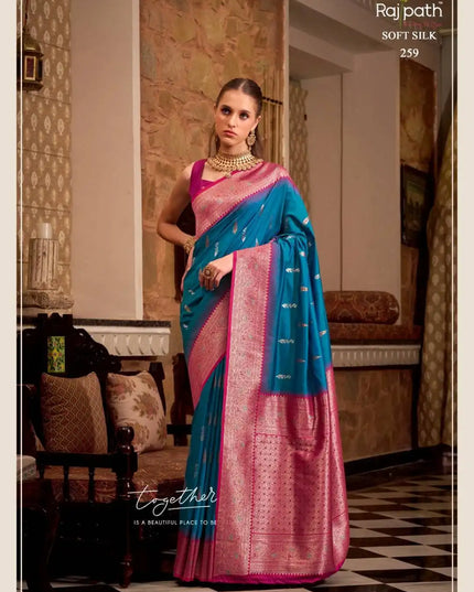 Rajpath Gatha Soft Silk Designer Wedding Wear Sari Collection 259