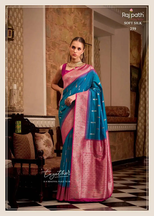 Rajpath Gatha Soft Silk Designer Wedding Wear Sari Collection 259