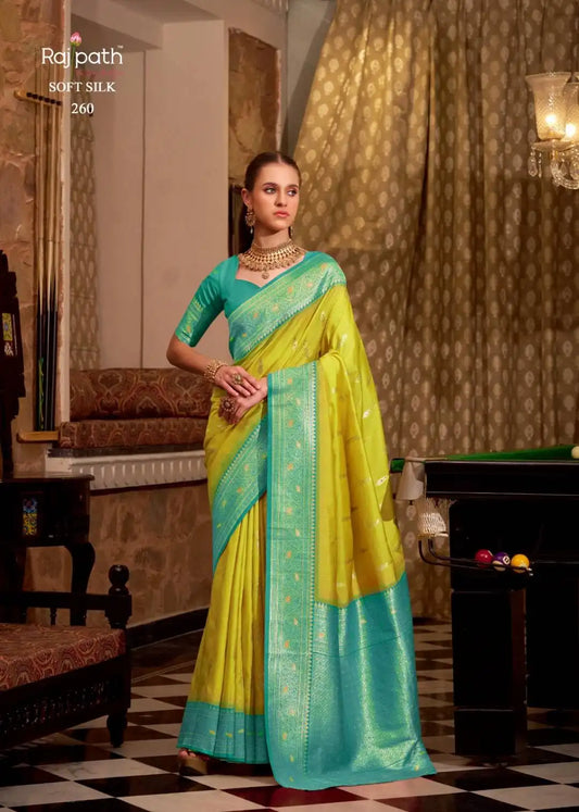 Rajpath Gatha Soft Silk Designer Wedding Wear Sari Collection 260