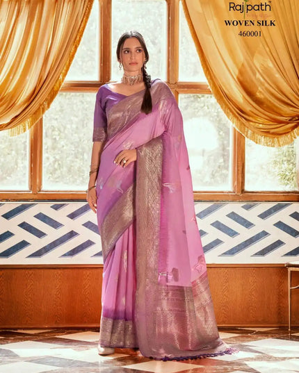 Rajpath Roseberry Silk Soft Silk Designer Sari 460001