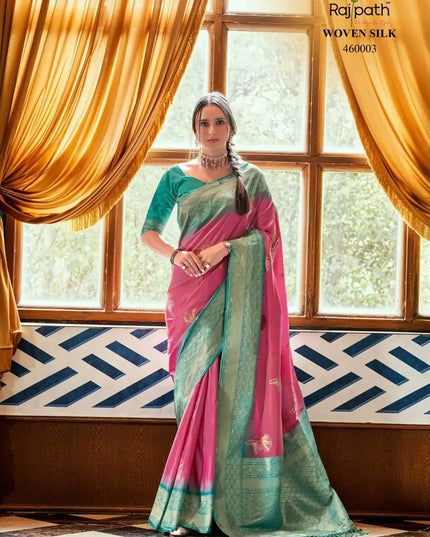 Rajpath Roseberry Silk Soft Silk Designer Sari 460003