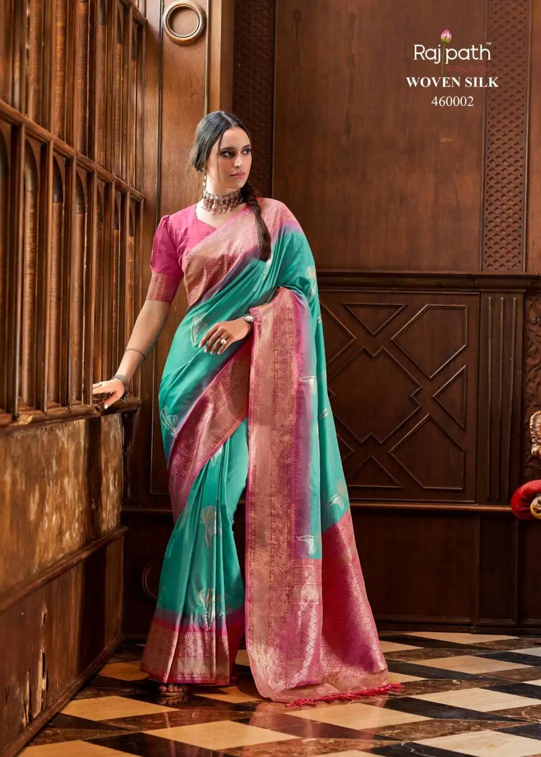 Rajpath Roseberry Silk Soft Silk Designer Sari Under 460002