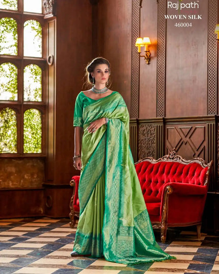 Rajpath Roseberry Silk Soft Silk Designer Sari 460004