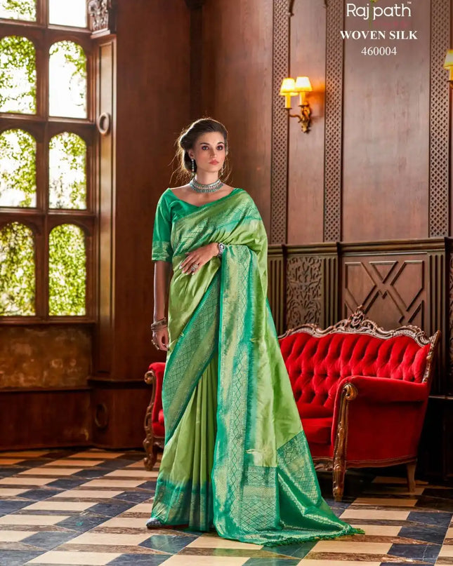Rajpath Roseberry Silk Soft Silk Designer Sari 460004