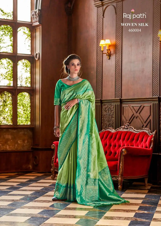 Rajpath Roseberry Silk Soft Silk Designer Sari 460004