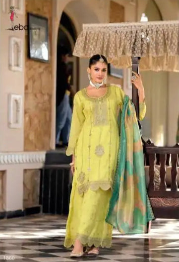 Eba Diya Shimmer Sharara Suit Party Wear Collection