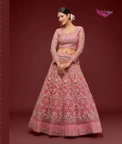 Zeel The Shimmers Vol 1 Palepink Color Soft Net Lehenga Choli Collection 2025