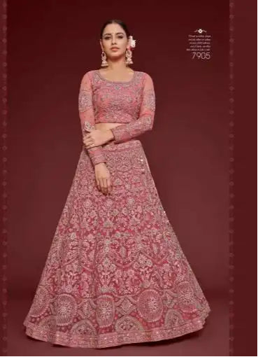 Zeel The Shimmers Vol 1 Oldrose Color Soft Net Lehenga Choli Collection 2025