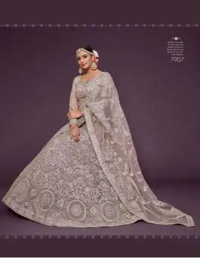 Zeel The Shimmers Vol 1 Bisque Color Soft Net Lehenga Choli Collection 2025