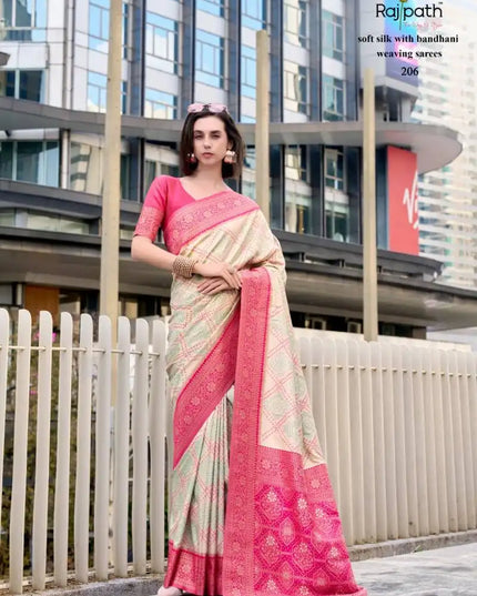 Rajpath Sugandh Silk Soft Silk With Bandhani Sarees Collection 206