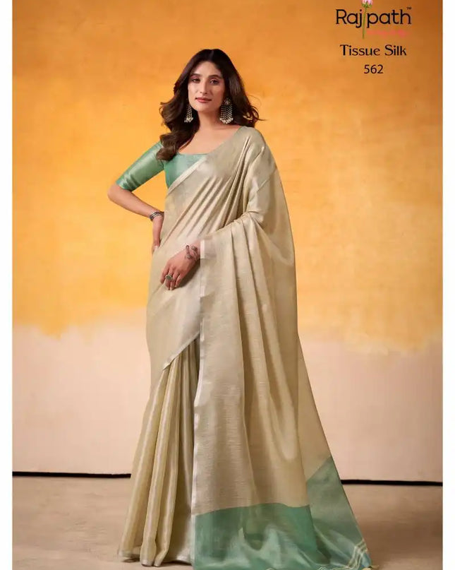 Rajpath Anvika Light Edition Tissue Silk Fancy Sarees Online 562