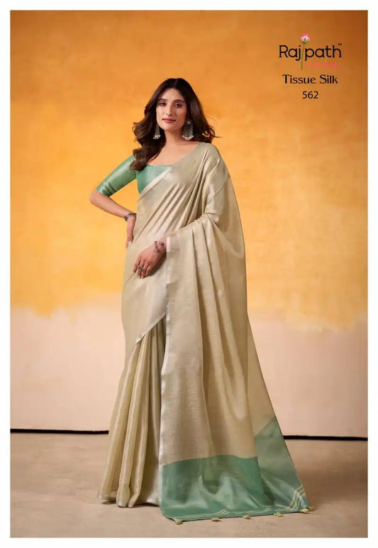 Rajpath Anvika Light Edition Tissue Silk Fancy Sarees Online 562