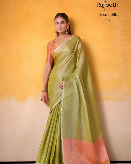 Rajpath Anvika Light Edition Tissue Silk Fancy Sarees Online 564