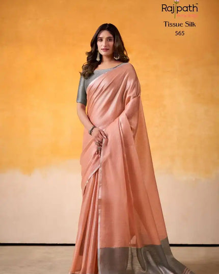 Rajpath Anvika Light Edition Tissue Silk Fancy Sarees Online 565