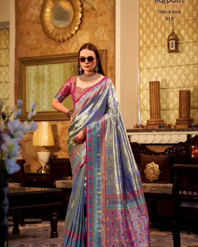 Rajpath Keshavam Tissue Silk Fancy Sarees 315