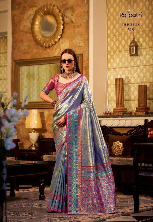 Rajpath Keshavam Tissue Silk Fancy Sarees 315