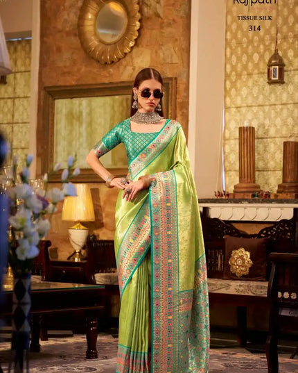 Rajpath Keshavam Tissue Silk Fancy Sarees 314