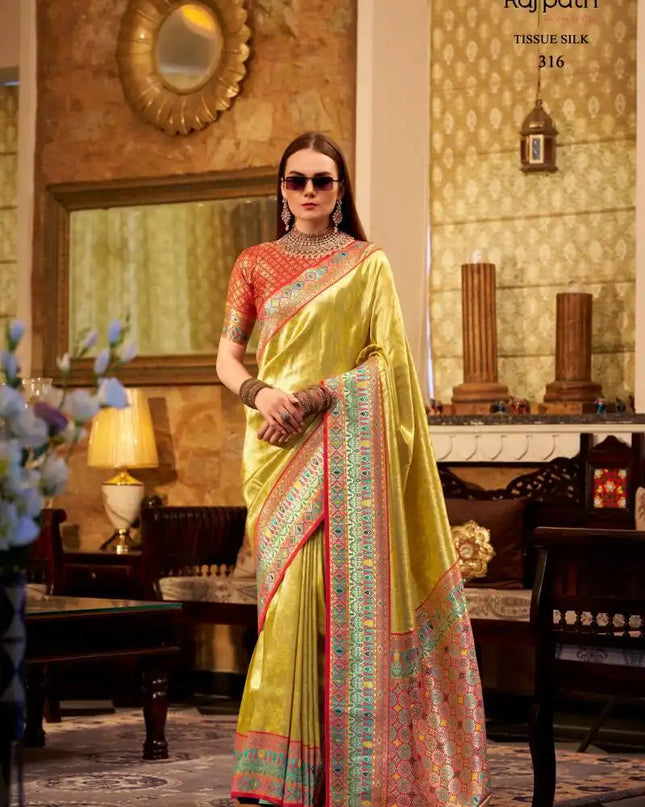 Rajpath Keshavam Tissue Silk Fancy Sarees 316