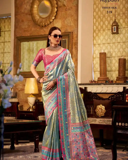 Rajpath Keshavam Tissue Silk Fancy Sarees 319