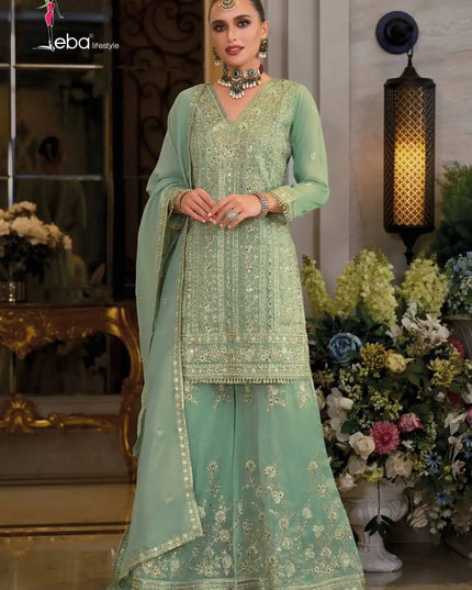 Eba Nayaab Designer Shimmer Embroidery Salwar Suits Collection 2025