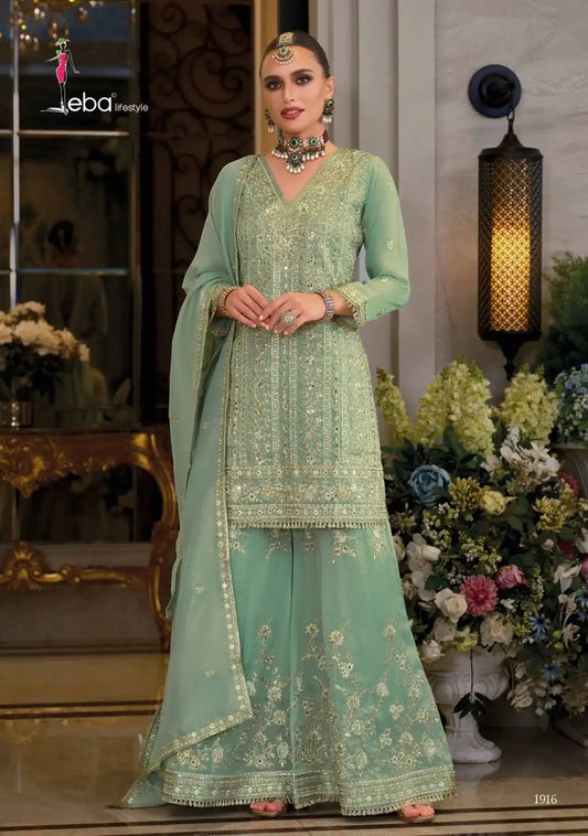Eba Nayaab Designer Shimmer Embroidery Salwar Suits Collection 2025