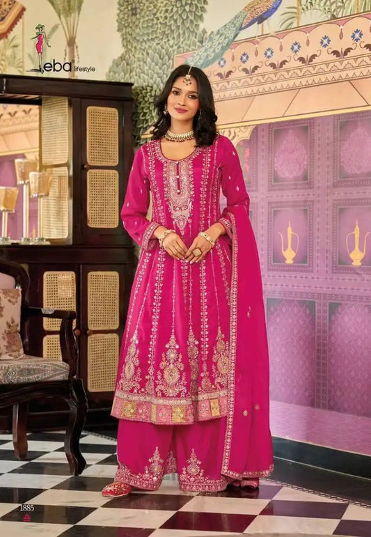 Eba Ragini Chinon Embroidery Suits Diwali Collection