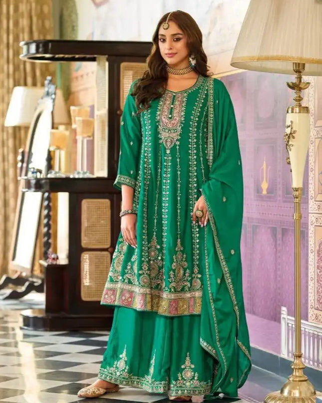 Eba Ragini Chinon Embroidery Party Wear Suits Diwali Collection